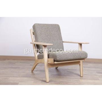 Wegner Classic 290 Easy Chair Plank tolg